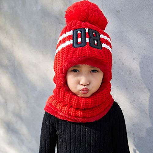 Bonnet Enfant Hiver Cagoule Enfant Bonnet Chapeau Tricot Bebe Bonnet Echarpe Cache Oreille Enfant Coupe Vent Chaud Pour Garcons Filles Manyo Accessoires Packs Bonnet Echarpe Et Gants