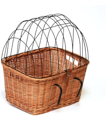 Trasportino Per Gatti In Vimini Marcus - Con Cuscino E Griglia, Misure XXL 55 Cm, Handmade In Europa - Foto 7