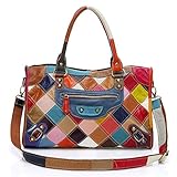 💗 DESIGN: Durch Handarbeit angefertigt, deshalb ist jede Umhängetasche einzigartig, die Farbe von jeder Handtasche ist ein bisschen unterschiedlich.