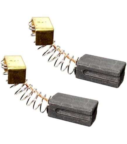 2 Balais De Charbon Pour Metabo SB EDV 1000/2 Et 1015/25 - Dimensions 6,25x8x16 Mm, Avec Ressort - 6