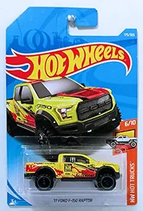 Hot Wheels 2018 50th Anniversary HW Hot Trucks 17 Ford F-150 Raptor 175/365, Yellow