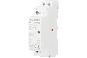 Wengart Contacteur CC WCT-E16, 2NO_DC24V, les contacteurs CC multifonctionnels 16A pour le contrôle du moteur et l'automatisation garantissent des performances fiables
