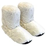M 36-40 Hot Sox - Zapatillas térmicas, calentables en microondas en el horno, talla única M 36-41 - blanco