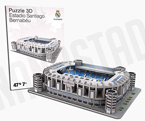 Kick Off- 34009 Puzzle 3D Mini Estadio Santiago Bernabeu 2019