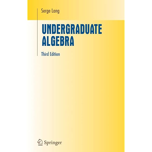【美品】洋書　Serge Lang Algebra Linear Algebra (Undergraduate Texts in Mathematics) : Lang