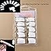 LyDia® Professional 10 Sizes 100pcs Package False/Fake French Nail Tips in most popular colours White/Clear/Natural for Nail Art Acrylic/UV Gel/French Nail/Nail Extension/Nail Decoration + Free 2g Nail Adhesive Glue (100pcs WhiteNailTips-1+Glue)
