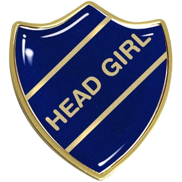 Capricornone Pupil Council Gel Domed School Shield Badge (Blue