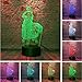Produktbild Souvenir Geschenk Lama Spiel Fans Geschenke Usb 7 Farbe Chnage 3D Led Lava Nachtlicht Illusion Kind Kinder Mann Jungen Raumdekor Lam