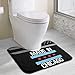 Produktbild Hoklcvd Made in Chicago U-Shaped Toilet Floor Rug Non-Slip Toilet Carpets Bathroom Carpet