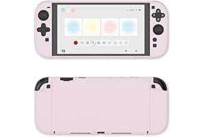 GeekShare Hard Case Compatible with Switch 2 (2025), Anti-Scratch Protective Cover for Switch Console and Grip Joy Controller, Cherry Pink