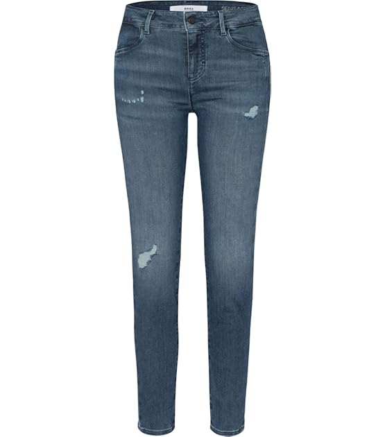 Damen Style Ana Sensation Nachhaltige Five-Pocket-röhrenjeans mit Push Up-Effekt Jeans