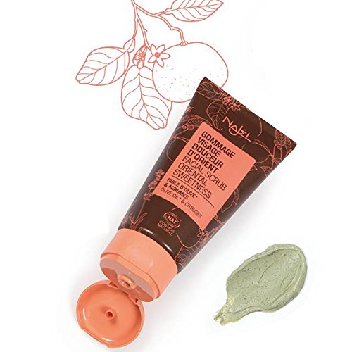 Najel Organic Facial Scrub Oriental Sweetness Olive Oil Clay 2.5 fl.oz/75ml