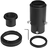 GoskyDeluxe Telescope Camera Adapter Kit for Canon EOS/Rebel Dslr - Prime Focus and Variable Projection Eyepiece Photography - Fits Standard 1.25" Telescopes - Accepts 1.25" Eyepieces