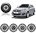 Auto Pearl-Premium Quality Car Full Black Wheel Cover Caps Black 14 inches Press Type Fitting For - Maruti Suzuki Swift Dzire New RS.1649.00