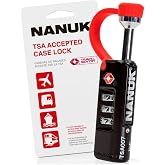 NANUK - TSA Approved Padlock: Durable and secure travel padlock with a steel arc, ultra-cut resistant and rustproof. (TSA-pad