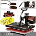 Produktbild T-SHIRTPRESSE Transferpresse Textilpresse Tassenpresse Cappresse 5 in 1 SET