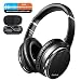 Produktbild OneAudio Active Noise Cancelling Kopfhörer ANC Bluetooth Over Ear Headset mit aktiver Rauschunterdrückung 18 Stunden Spielzeit, integriertem Mikrofon, Schwarz