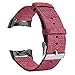 Produktbild TianranRT Gewebt Stoff Uhr Band für Samsung Gear S2 SM-R720/SM-R730 mit Adapter (Rot)