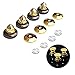 Produktbild 4 Golden Plattenspieler Isolation Lautsprecher Spikes CD Audio Verstärker stoßfest Matte Ständer Füße Spike Stand Foot Pads mit 4 3 m doppelseitiges Adhensive