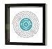 Produktbild Ed Sheeran Thinking Out Loud | personalisierbar Lied | Vinyl Record Lied Words Print | 23 x 23 cm Box Rahmen