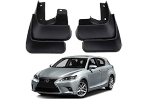 WEISI 4pcs Car Mud Flaps Mudguards For Lexus CT200 CT200H 2011-2018, Made Of Rubber Material, Front Rear Splash Guards Protective Fenders Cover Body Styling Accessories
