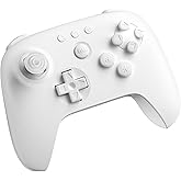 8Bitdo 64 Bluetooth Controller for Analogue 3D, Switch, Switch 2, Windows, and Android (White)