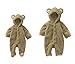 niceeshop(TM) Baby Toddler Winter Fleece Romper Playsuits Onesies (Khaki,90/9-12M)