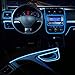 Produktbild EL Wire Neon Beleuchtung Innenbeleuchtung 3M Mit 12V Inventer fuer Autotür / Konsole / Seat / Dash Board Dekoration Blau