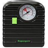 Superpow Luftkompressor DC 12V Portable Digitaler Auto air...