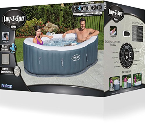 Bestway Lay-Z-Spa Siena Whirlpool, 249 x 149 x 66 cm - 34