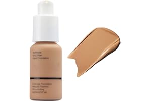 WOYA Fond de Teint Couvrant Imperfections Liquid Foundation Waterproof Longue durée Soft Matte 30ml 8 Couleur