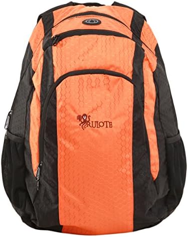 RULOTE 001- 42L Lightweight Tear &amp; Water Resistant Foldable Travel Hiking Backpack Rucksack (Orange)