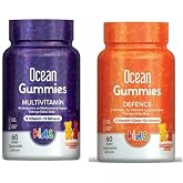 Ocean Gummies Multivitamin Kids 60 &Ccedil;iğnenebilir Form + Gummies Defence 60 Yumuşak Tablet, Set