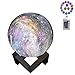 Price comparison product image 3D Moon Lamp, Moon Night Light, 16 Colors 3D Galaxy Light Shape, LED Lamp Remote Control & Touch Switch & USB Rechargeable, Room Décor for Birthday Party Kids Baby Gifts (6 inch)
