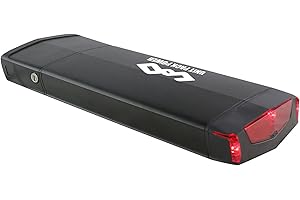DICHOU 36V/48V/52V Rack posteriore Ebike batteria 13Ah/17.5Ah/20Ah batteria al litio per 0-1500W motore, batteria della bicicletta elettrica con caricabatterie