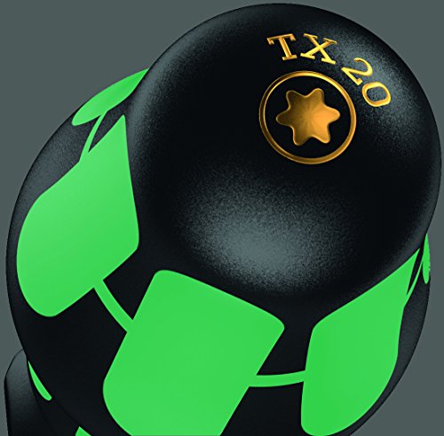 Wera Schraubendrehersatz 367/6 Kraftform Plus TORX® + Rack, 6-teilig, 05028062001 - 9