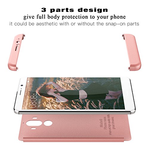 CE-Link Funda para Huawei Mate 9 Rigida 360 Grados Integral Carcasa Mate 9 Silicona Snap On Dise o Antigolpes Choque Absorci n Huawei Mate 9 Case Bumper 3 en 1 Estructura - Oro Rosa reviews CE-Link Funda para Huawei Mate 9 Rigida 360 Grados Integral Carcasa Mate 9 Silicona Snap On Dise o Antigolpes Choque Absorci n Huawei Mate 9 Case Bumper 3 en 1 Estructura - Oro Rosa