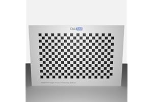CALITAR Calibration Target | Board | Kamerakalibrierung | Checker Radon Circle Charuco | Referenztafel | Machine Vision (600 x 400 mm, Checker - High Resolution)