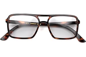 LONDON MOLE Okulary | Szpiegowskie okulary do czytania | okulary prostokątne | Fajni Czytelnicy | Designerskie okulary | Męskie/Damskie okulary do czytania | Unisex | Zawiasy sprężynowe