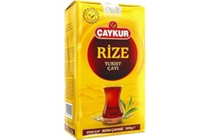 ÇAYKUR Rize Turist Black Tea, Authentic Turkish Loose Leaf Tea, Rich Aroma & Smooth Taste, Daily Rituals & Breakfast tea 500g / 17.6 Oz