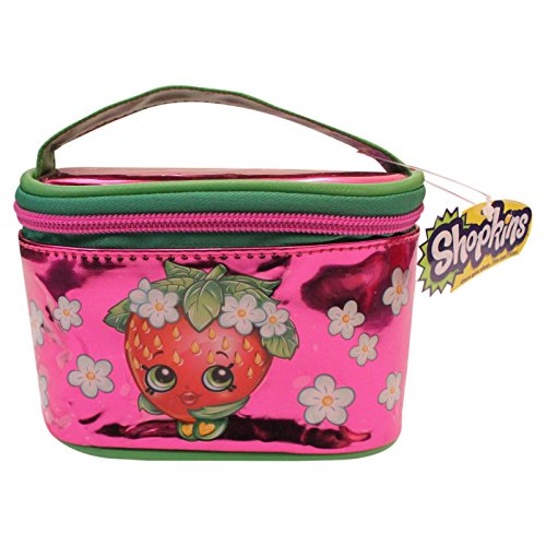 Price comparison product image Shopkins Strawberry Kiss Pink Makeup Bag