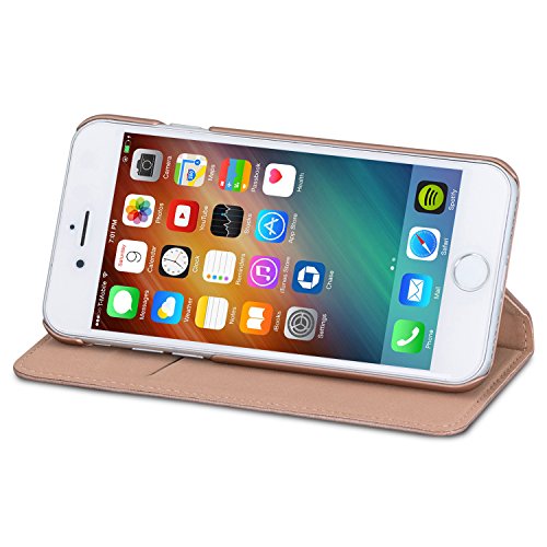 CASEZA iPhone 8 Funda iPhone 7 Funda Rosa Oro tipo libro piel PU Case Cover Carcasa plegable cartera Oslo piel vegana premium para Apple iPhone 8 7 4 7 original - Con cierre magn tico reviews CASEZA iPhone 8 Funda iPhone 7 Funda Rosa Oro tipo libro piel PU Case Cover Carcasa plegable cartera Oslo piel vegana premium para Apple iPhone 8 7 4 7 original - Con cierre magn tico