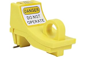 LANEDISIFAN Circuit Breaker Lock Outward Pin Security Lock Off Device MCB Lockouts Safety Device for All Kinds of Small Circuit Breakers