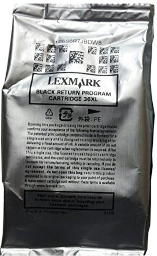 Lexmark Rückgabe-Tintenpatrone Nr.36XL Tinte 500 Seiten Z2420, schwarz - 3