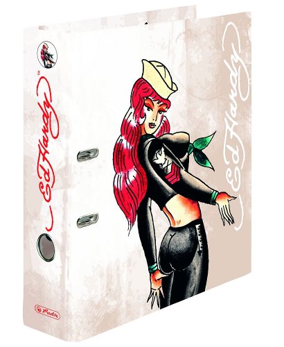 Preisvergleich Produktbild Herlitz 11003613 - Ordner A4 8 cm Ed Hardy Sailor Motiv