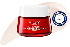 Vichy Crema de Día Antimanchas Oscuras, Tratamiento Antiedad Diario Para Prevenir y Corregir Manchas, Estimula la Producción de Colágeno, Fotoprotección Spf50 Liftactiv B3, 50 ml