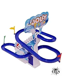 CIERN Penguin Battery Operated Race Track Toy for Kids (Multicolour)