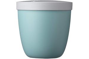 Mepal - Snackpot Ellipse - Praktischer Behälter zur Aufbewahrung & für Transport von Lebensmittel - Tiefkühltauglich - Spülmachinenfest - 500 ml - Nordic Green