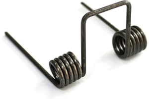 Torsionsfjädrar,Små torsionsfjäder,2 st 2.5mm Tråddiameter Dubbel torsionsfjäder Ytterdiameter 15.5mm 5 Spolar Stål Torsionsf