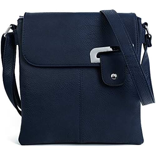 Amazon.co.uk navy blue cross body bag